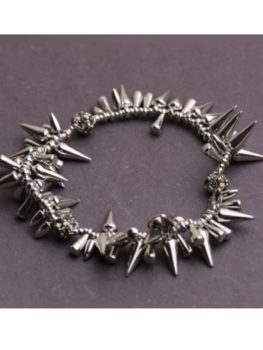 Stella & Dot Renegade spiked cluster bracelet